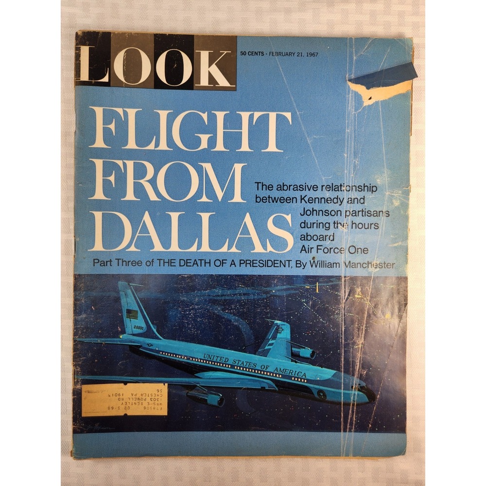 Look Magazine "Flight From Dallas" February 21 1967